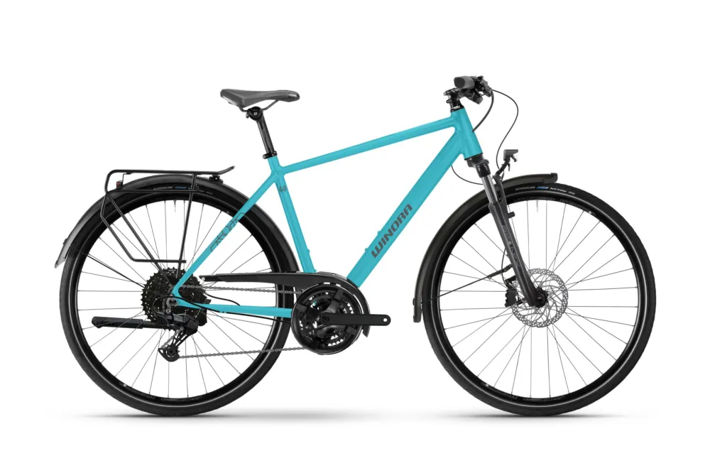 Winora Domingo X18 High | Cityrad | 28" | periwinkle plush-48cm Neu