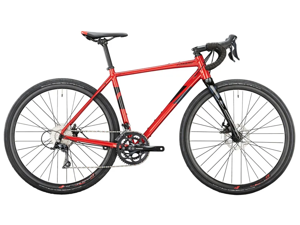 Conway GRV 3.0 | Gravelbike | 28" | red metallic / black metallic-53cm Mega-Angebot