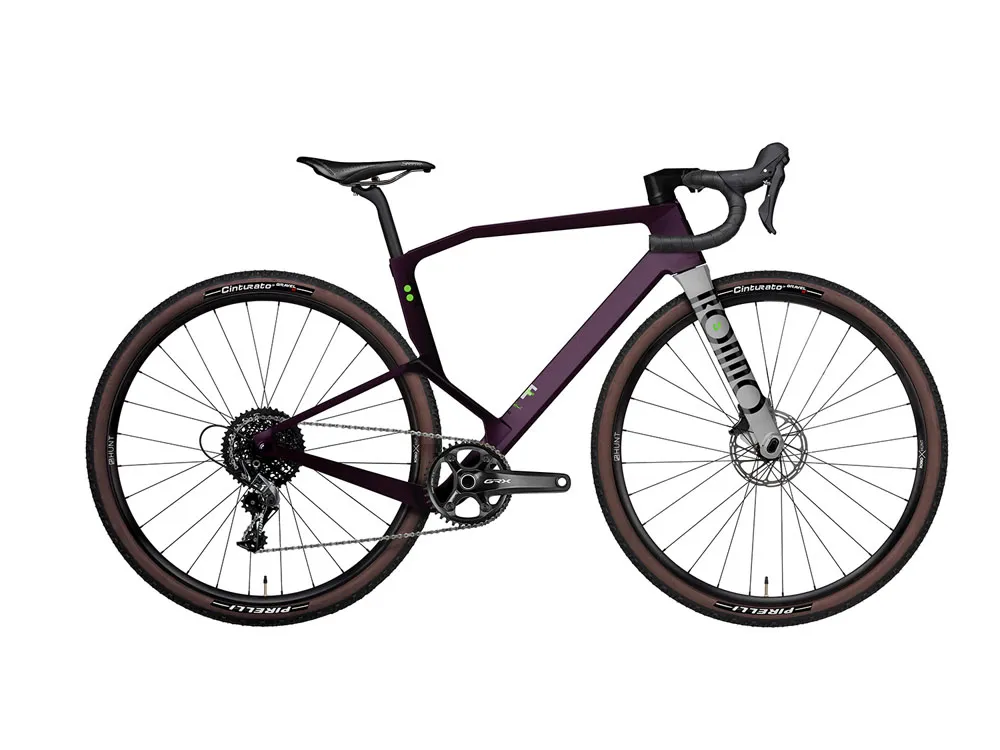 Rondo Ruut CF 2 Plus | Gravelbike | 28" | aubergine / silber-53 cm Zertifiziert