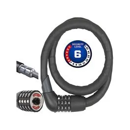 Geprüft Abus Steel-O-Flex Tresor 1360 Kabelschloss (110cm | ø20mm)