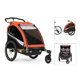 Burley Cub X Kinder Fahrradanhänger (Atomic Red) Neu Im Sortiment
