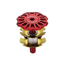 TOKEN Arsenal Top Cap A-Head Plug (1 1/8" | rot | CNC | mit Kralle) Letzte Chance