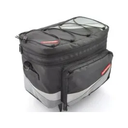 Pletscher Basilea Gepäckträgertasche (inklusive Adapter | schwarz / grau) Zertifiziert