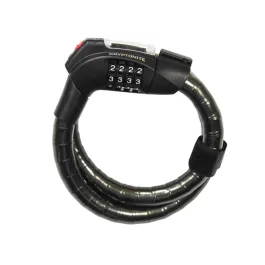 Sonderaktion Kryptonite KryptoFlex 2080 ComboArmored Spiral Cable Lock (80cm | black)