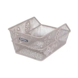 Basil Cento S Flower Hinterradkorb (nude metallic) Sofort Bestellen