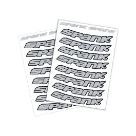 Abverkauf Spank Stickies Felgenaufkleber (silber)