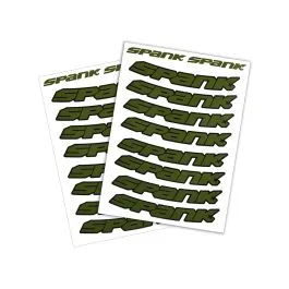 Mega-Angebot Spank Stickies Felgenaufkleber (armeegrün)
