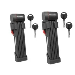 Trelock FS 480 COPS X-Press Twin Faltschloss (100cm | schwarz | Rahmenmontage) Direktkauf
