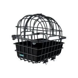 Mijnen Pieper Luna Tierfahrradkorb (schwarz | weitmaschig) Ausverkauf