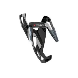 Elite CustomRacePlus Trinkflaschenhalter (Elastomer-Gummi | schwarz / weiß) Kostenloser Versand