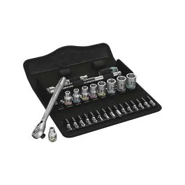 Wera 8100 SA 8 Zyklop Ratschen-Werkzeugset (1/4" | 28-teilig) Markenprodukt
