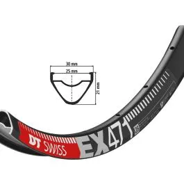 Super-Preis DT Swiss EX471 26" Fahrradfelge (559-25 | VL | 65mm | 32 Loch)