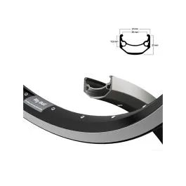 Ryde Big Bull Fahrradfelge (32 Loch | 622-25) Kostenfreie Lieferung