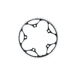 Stronglight Zircal 7075 T6 Kettenblatt (130mm | 52 Zähne | schwarz / silber) Direkt Vom Hersteller