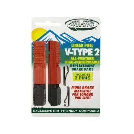 Geprüft Kool Stop V-Brake Bremsgummi R16 für H12 (schwarz / rot)