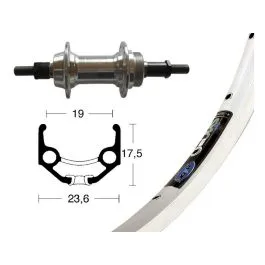 Bike-Parts Hinterrad (28" | 1.75" | 6/7 für 36 Loch | Rigida Zac 19) Sichere Zahlung