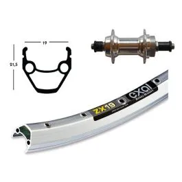 Direktkauf Bike Parts Hinterlaufrad (26" | 1,75" | 6/7-fach | silber)