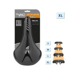 Velo Velo-Fit Athlete FC XL Fahrradsattel (schwarz) Sonderaktion