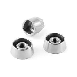Pitlock Set SH38 Double Hinterradnabensicherung (silber) Letzte Chance