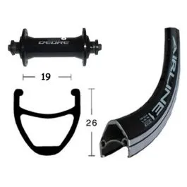 Bike Parts Vorderlaufrad (28" | 1,75" | Deore SSP 36 Loch | Airline 1) Beliebt