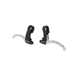 XLC BL-V13 Bremshebelset (Alu | 4-Finger | für Trommelbremse | schwarz / silber) Jetzt Kaufen