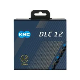 Meistverkauft KMC DLC12 Fahrradkette (126 Glieder | schwarz / blau)
