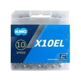 Billig KMC X10EL Fahrradkette (114 Glieder | silber)