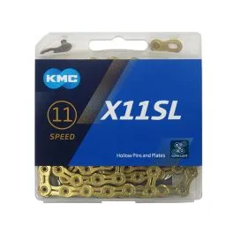 KMC X11SL Fahrradkette (118 Glieder | gold) Markenprodukt