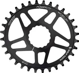 Wolf Tooth Elliptical Direct Mount Kettenblatt für Race Face Cinch Boost 3 mm Drop-Stop A Schwarz Preisknaller