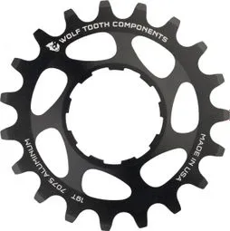 Finale Aktion Wolf Tooth Aluminium Singlespeed Ritzel Schwarz