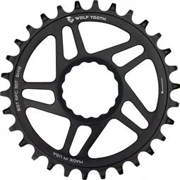 Beliebt Wolf Tooth Direct Mount Kettenblatt für Race Face Cinch Boost 3 mm Drop-Stop ST für Shimano HyperGlide+ 12F Schwarz
