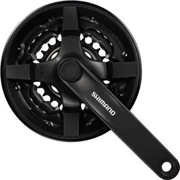 Kurbel SHIMANO Tourney FC-TY501 6/7/8-fach Schwarz 48/38/28 170 mm Knallerangebot