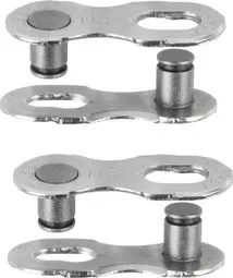 Rabatt Schnellkupplung KMC Missing Link 11R EPT KMC 11V Silber (x2)