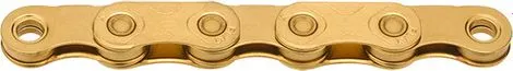 Bestpreis KMC X Flat gewachste Flattop-Kette 12/13S Gold