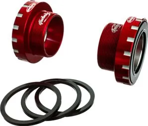 Hope Innenlager BSA / BSC 30mm Edelstahl Rot Schneller Versand