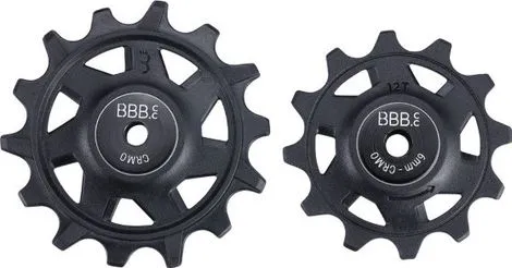 Bestpreis Laufrollen BBB RollerBoys 12-14 Zähne Sram Narrow-Wide 12V Schwarz