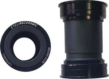 CyclingCeramic BB386 Sram DUB Press Kit Schwarz Highlight