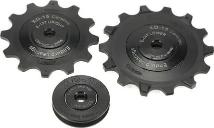 Enduro-Lager 12/14 Zähne für Sram Eagle 12-Gang-Kettenschaltung Schwarz Aktuell