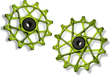 Direktkauf Garbaruk Schaltrollenpaar für Sram 11/12v Grün