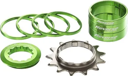 Reverse Single Speed Kit Ritzel 13T Grün Finale Aktion