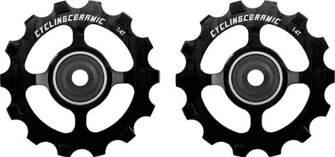 CyclingCeramic Narrow 14T Pulley Wheels für Sram MTB 12S Derailleur Black Neue Ware