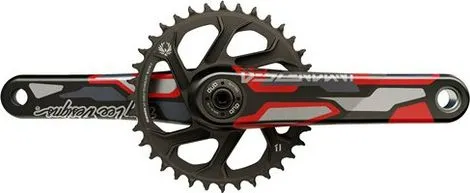 Truvativ Descendant TLD Colab Troy Lee Designs Eagle DH DUB83 12S Direct Mount 36T Kurbelgarnitur (ohne Gehäuse) Rot Preisreduziert