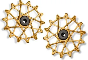 Garbaruk Schaltwerksrollen für Shimano 12v Gold Nur Für Kurze Zeit