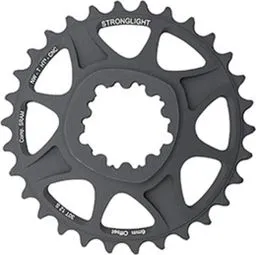 Heißes Angebot PLATEAU VTT DIRECT MOUNT POUR SRAM XX1-X01 STRONGLIGHT HT3 MONO 30DTS NOIR ALU 12V. (DEPORT 6mm)