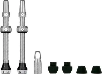 Muc-Off V2 Tubeless Valves Aluminium 44 mm Silber Begrenztes Angebot