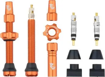Neuheit Wolf Tooth Tubeless Valves 44 mm Orange
