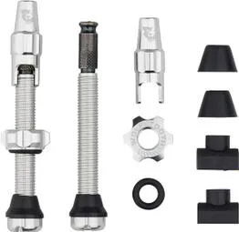 Wolf Tooth Tubeless Valves mit Clik Valve Silber Ausverkauf