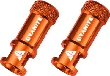 Beliebt Granite Design Juicy Nipple Presta Valve Core Remover Cap Orange