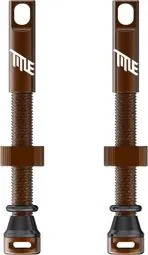 Saisonangebot Paar Tubeless-Ventile Title Presta Bronze
