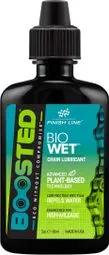 Nur Für Kurze Zeit Finish Line Boosted Bio Wet Kettenschmiermittel für nasse Bedingungen auf pflanzlicher Basis, 60 ml